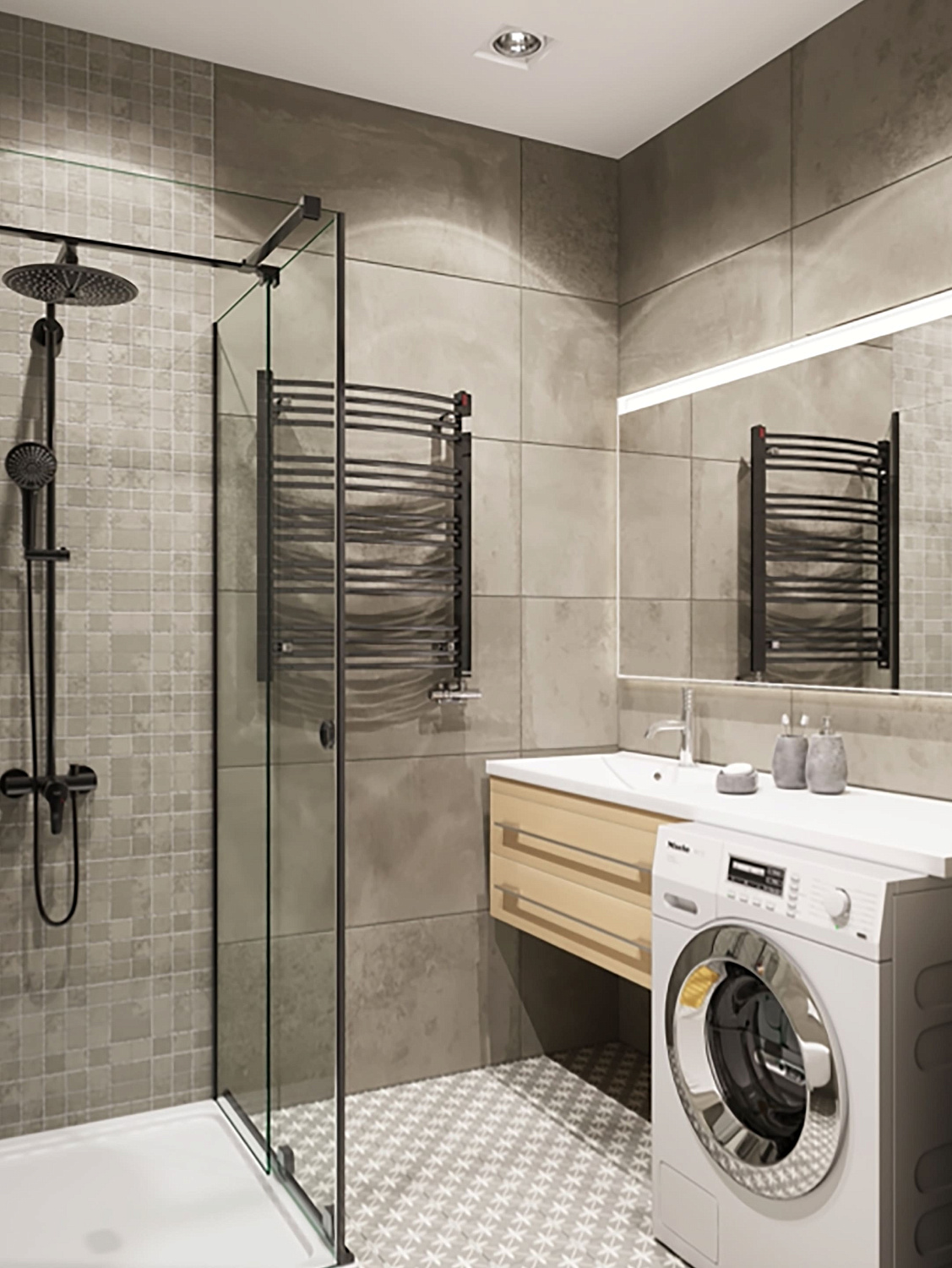 Типовой дизайн-проект однокомнатной квартиры ЖК «Королев»